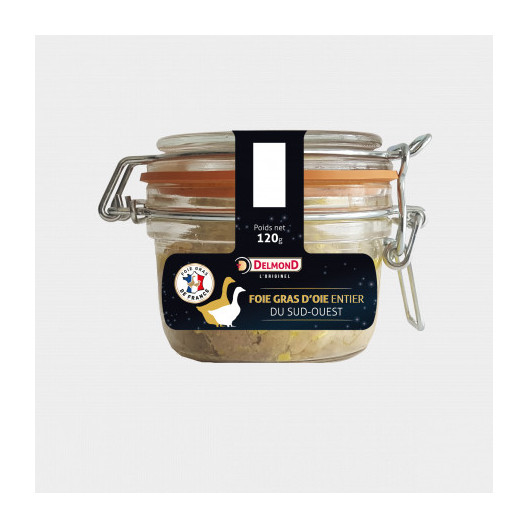FOIE GRAS OIE ENT IGP 120G