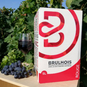 Vin rouge AOC Brulhois - Bag-in-Box 5 L