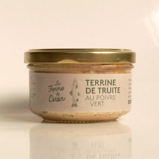 Terrine de truite au poivre vert - 140 g