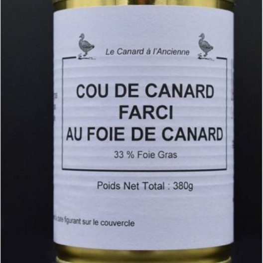 Cou de canard farci - 380 g