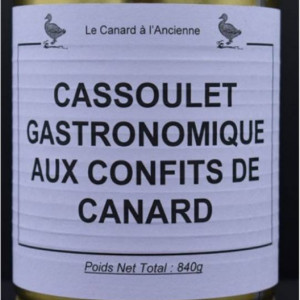 Cassoulet gastronomique aux confits de canard - 840 g