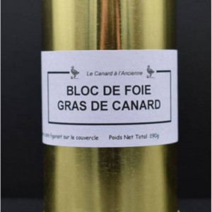 Bloc de foie gras de canard - 190 g