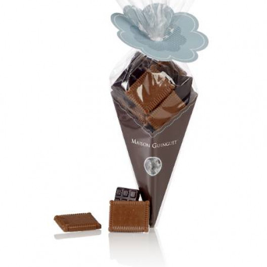 Cornet chocolats P'tit beurre et mini tablette - 100 g