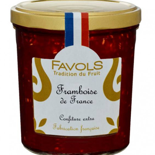 Confiture de framboise de France - 375 gr 