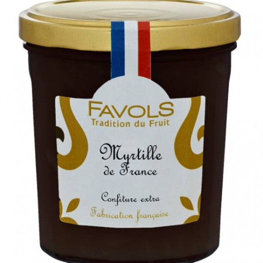 Confiture de myrtille de France - 375 gr