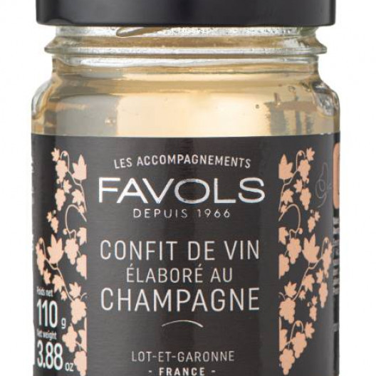 Confit de vin au champagne -110 gr