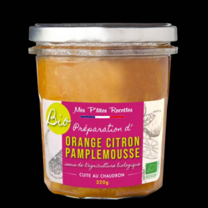 Prépa orange citron pamplemousse Bio 320 gr 