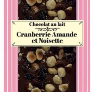 Mendiant chocolat lait cranberries, amandes, noisettes -...