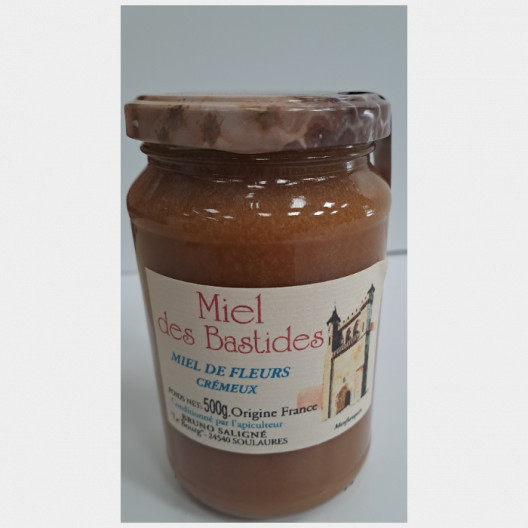 Miel fleurs crémeux - 500 gr