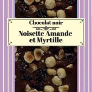 Mendiant chocolat noir myrtilles, amandes, noisettes - 110 g