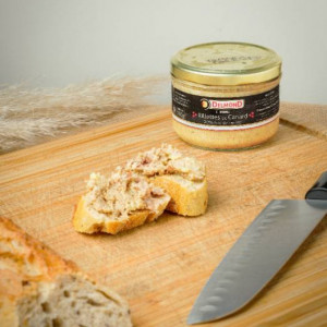 Rillette de canard 20 % de foie gras - 190 g