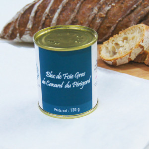 Bloc de foie gras de canard du Périgord - 130 g