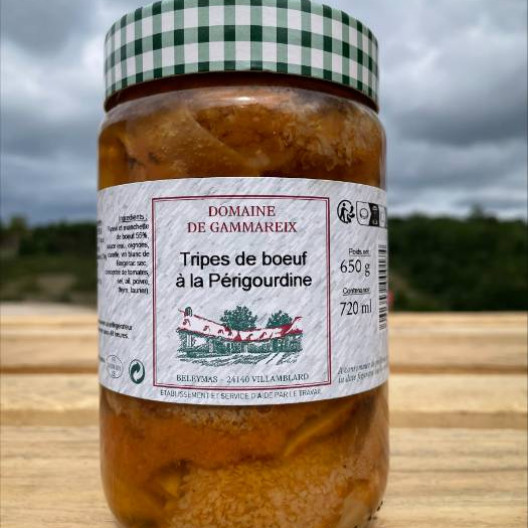 Tripes de bœuf à la périgourdine - 650 g 