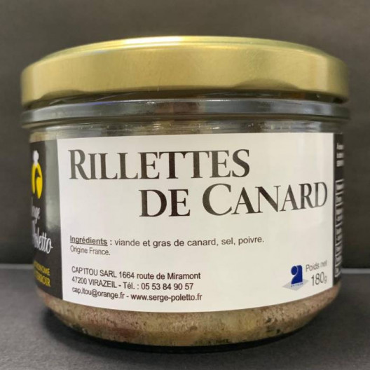 Rillettes de canard - 180g