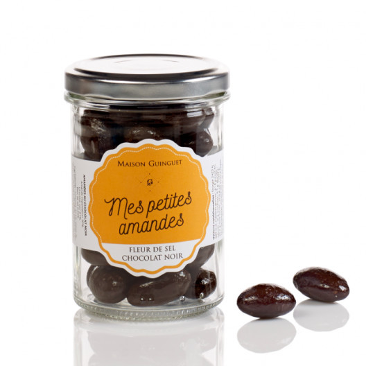 Mes petites amandes chocolat noir fleur de sel - 120 g