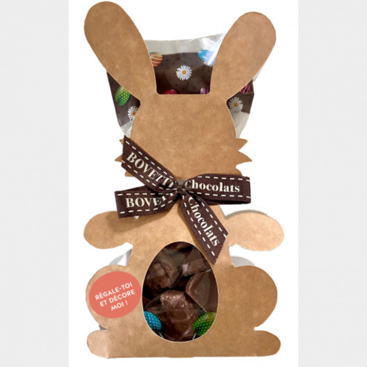 Lapin à décorer & friture chocolat au lait -120 g