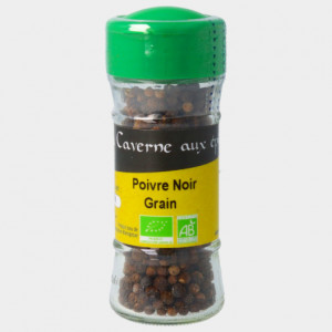 Poivre noir bio en grain - 38 g