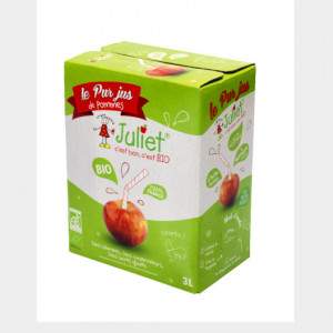 Pur jus de pommes bio - Bag-in-box 3 L