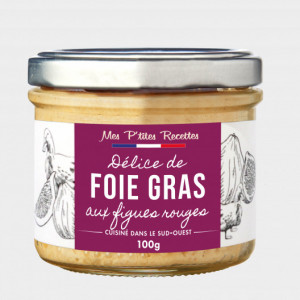 Délice de foie gras de canard aux figues - 100 g