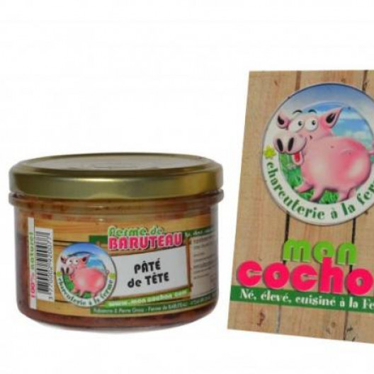 Pâté de tête pur porc - 200 g