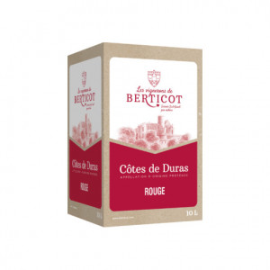 Vin rouge AOP Côtes de Duras - Bag-in-box 10 L