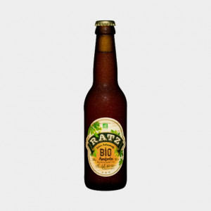 Bière artisanale bio Ambrée Ratz - 33 cl