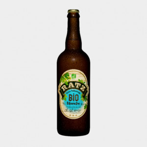 Bière artisanale bio Blanche Ratz - 75 cl