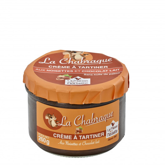 Crème à tartiner "La Chabraque lait" - 260 g