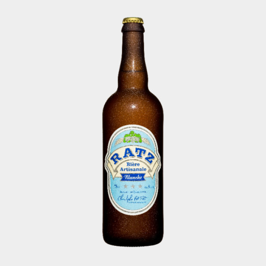 Bière artisanale Blanche Ratz - 75 cl