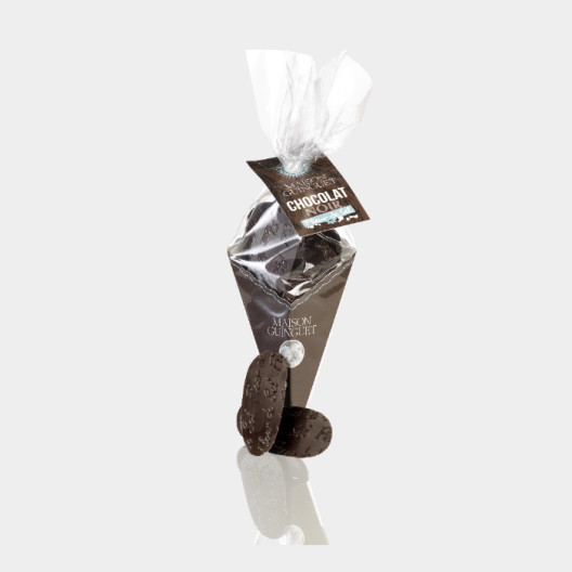 Cornets de chocolats noir à la fleur de sel - 100 g