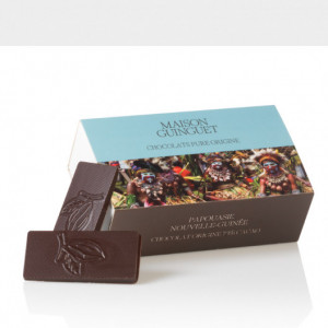 Feuille chocolat noir Papouasie Nouvelle Guinée 73 % - 100 g
