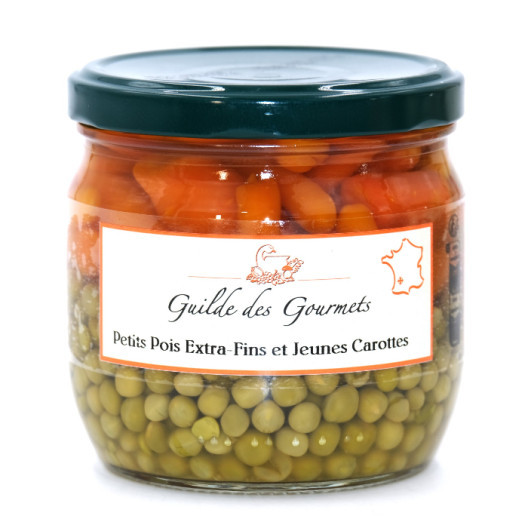 Pois extra fins et jeunes carottes - 660 g