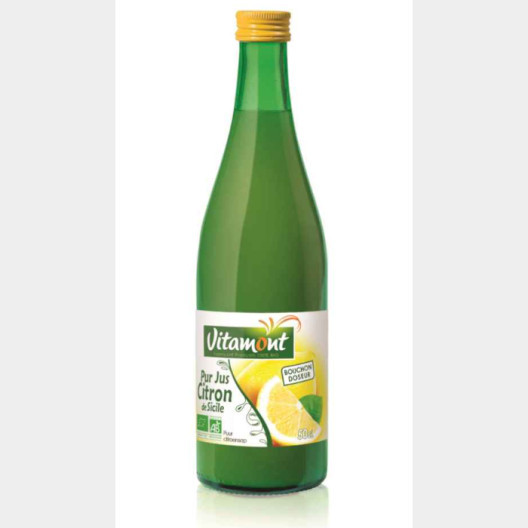 Pur jus de citron de Sicile bio - 50 cl