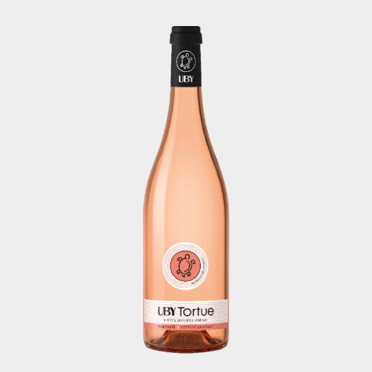 UBY Tortue, IGP Côtes de Gascogne - Vin rosé fruité 75 cl