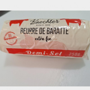 Beurre de Baratte demi-sel  - 250 g