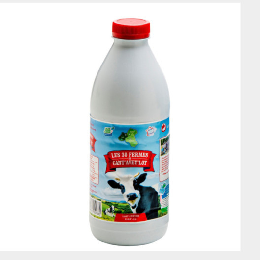 Lait entier - Bouteille 1 L