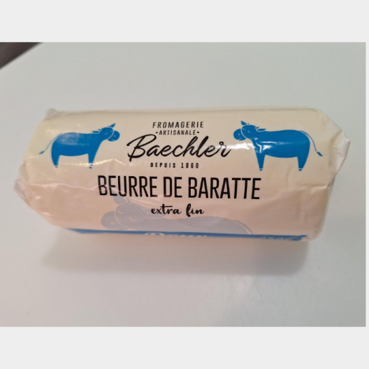 Beurre de Baratte aux cristaux de sel de Noirmoutier (extra fin) - 250 g