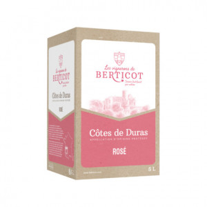 Vin rosé AOP Côtes de Duras - Bag-in-box 5 L