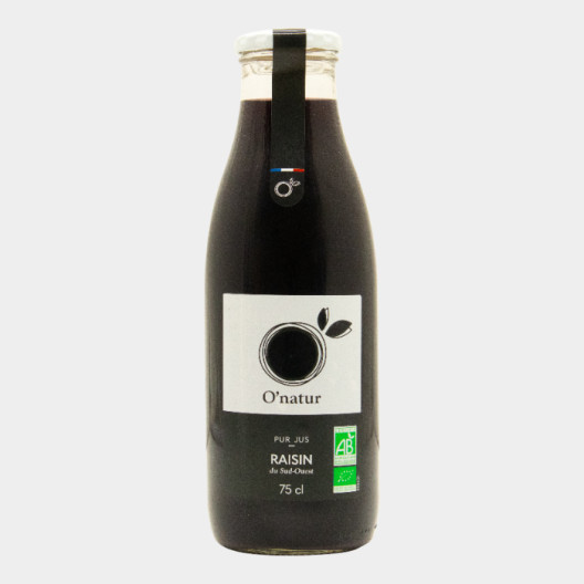 Pur jus de raisin Bio du Lot et Garonne - 75 cl