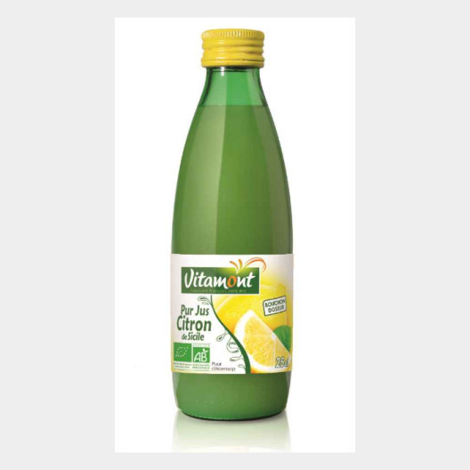 Pur jus de citron de Sicile bio - 25 cl