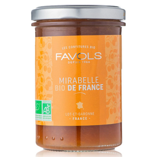 Confiture mirabelle de France Bio - 250g