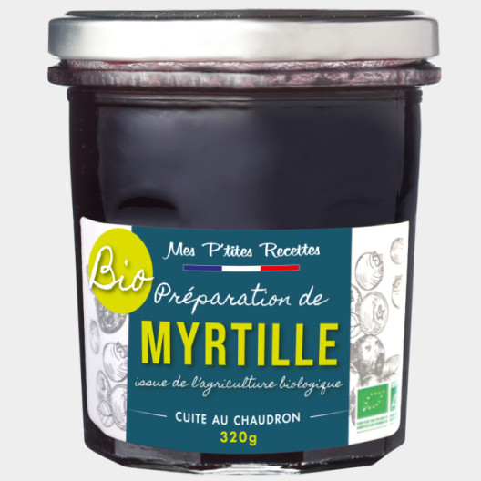 Préparation myrtille bio - 320g