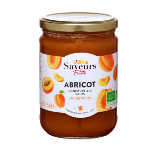 Confiture abricot Bio - 660g