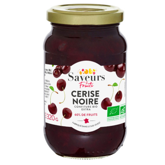 Cerise noire extra Bio - 320g