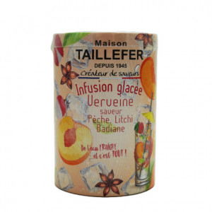 Infusion glacée verveine, badiane, saveur pêche et litchi...