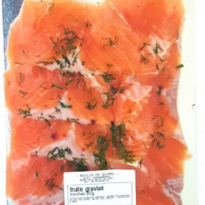 Truite gravlax tranchée - Sous-vide - 200 g