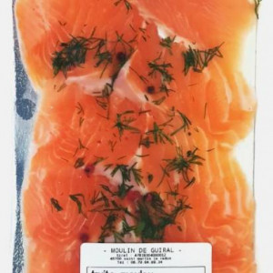 Filet de truite gravlax tranchée - Sous-vide - 80 g 