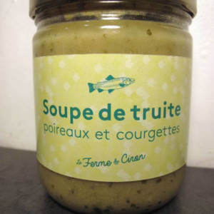 Soupe de truite aux poireaux et courgettes - 370 g