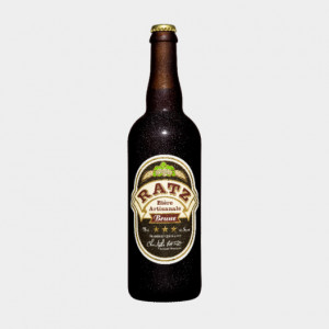 Bière artisanale Brune Ratz - 75 cl