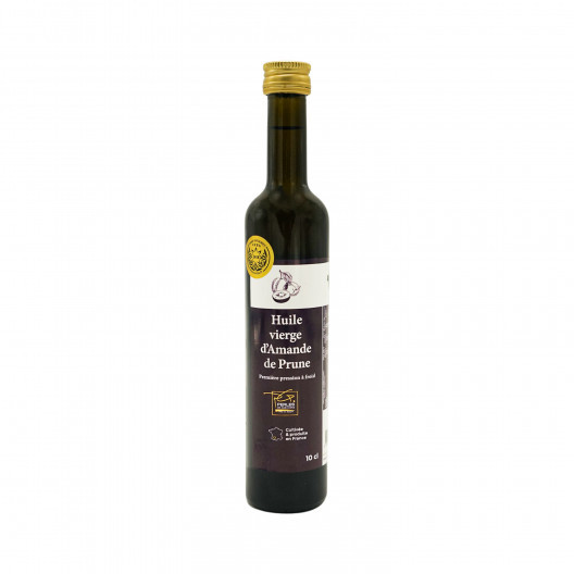 Huile vierge d'amande de prune - 10 cl